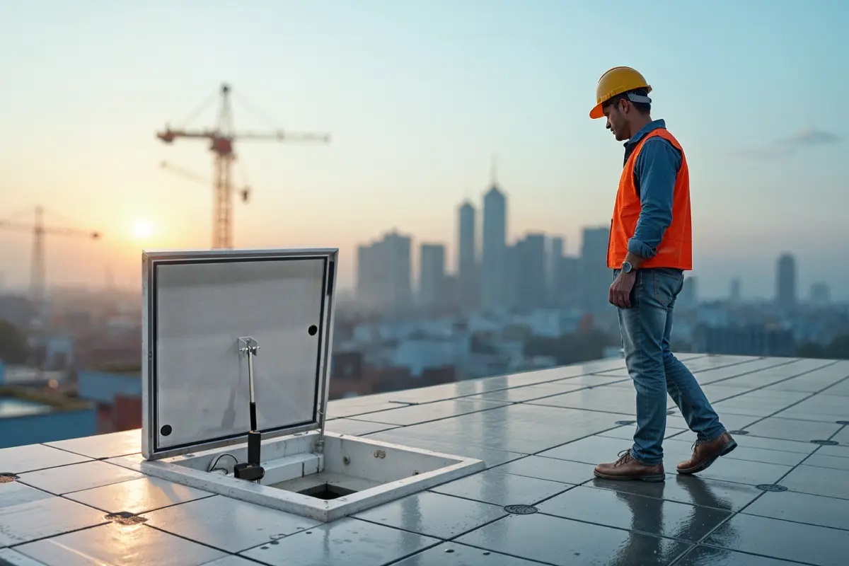 Boost Roofing Safety Standards with Roof Access Doors 
