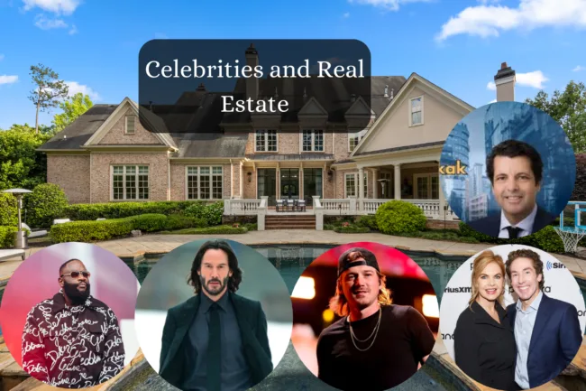 Celebrities and real estate