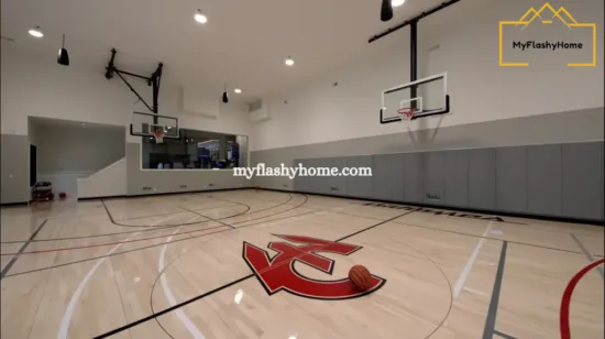 Patrick Mahomes House indoor football ground