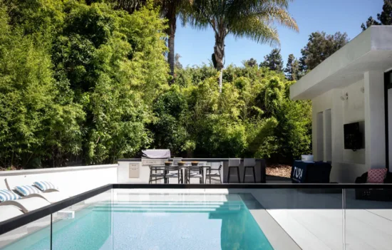 Exterior of Keanu Reeves House on hollywood hills