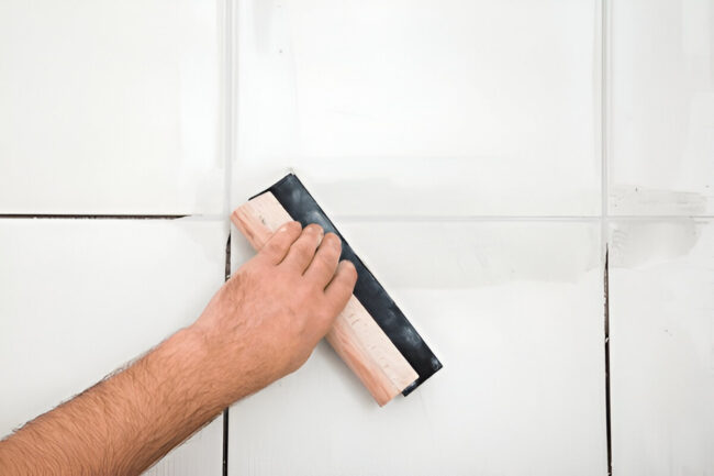 DIY grout cleaner