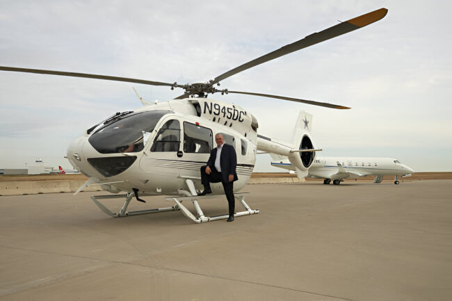 Private Helicopter of Jerry Jones