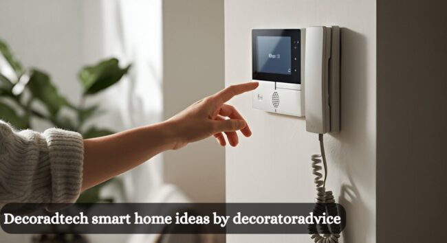 Decoradtech smart home ideas by decoratoradvice