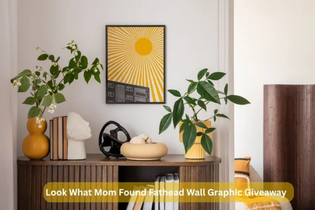Look What Mom Found Fathead Wall Graphic Giveaway