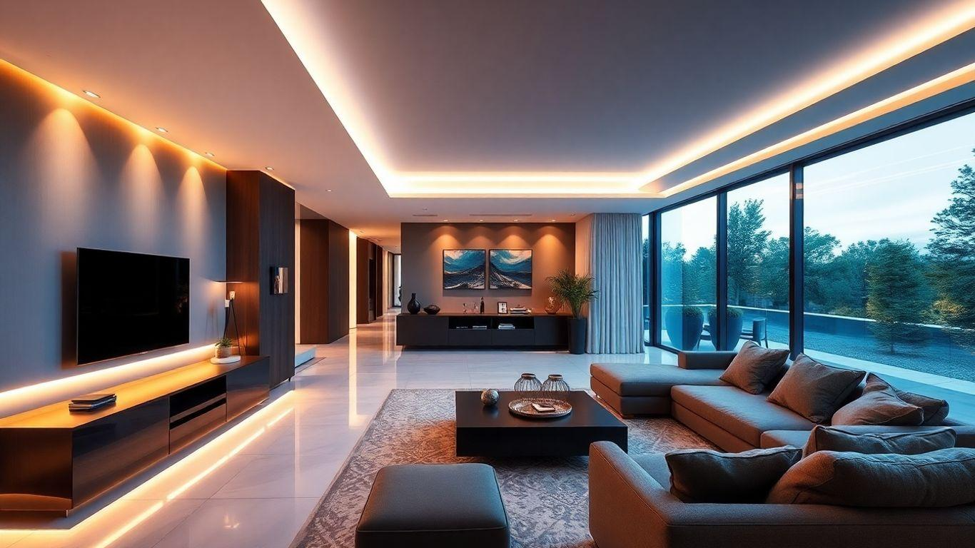 How Modern Homes Elevate Aesthetics with Smart LED Illumination