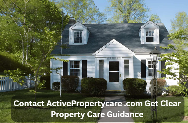 Contact ActivePropertycare .com  Get Clear Property Care Guidance
